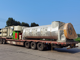 時產4噸風掃烘干機發往遼寧